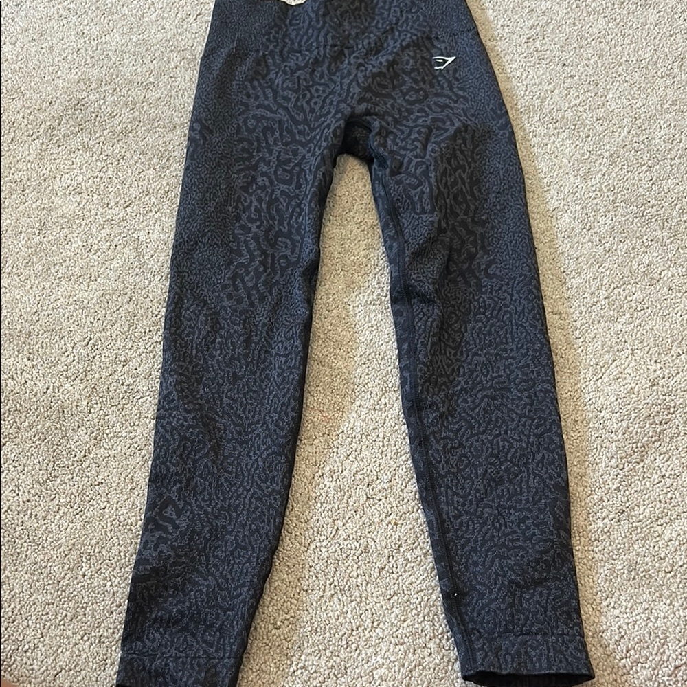 Gymshark Black Patterned Leggings